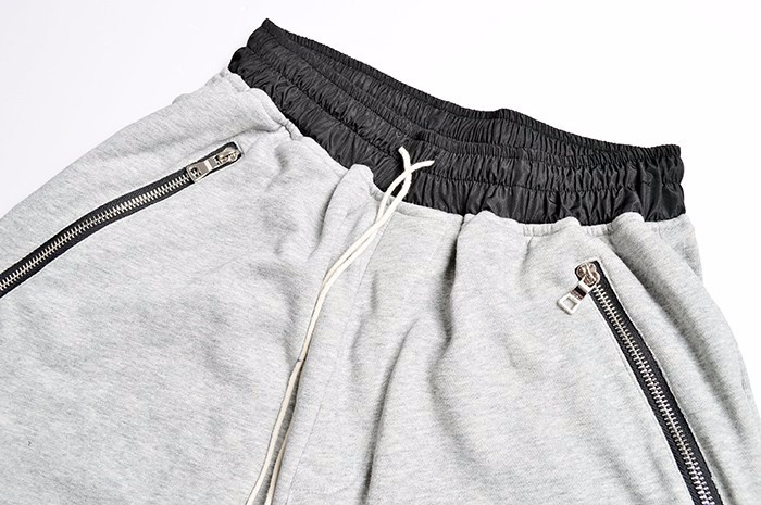 drop crotch sweat shorts