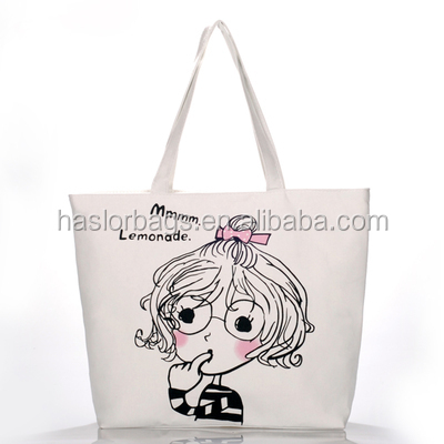 Trendy cheap recyclable shopping cotton bag with handle