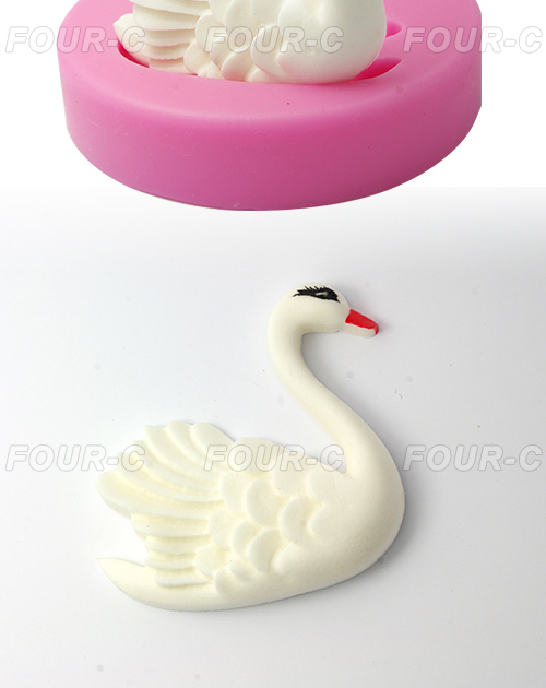Chocolate swan silicone mould,cup cake mould,cup cake decoration