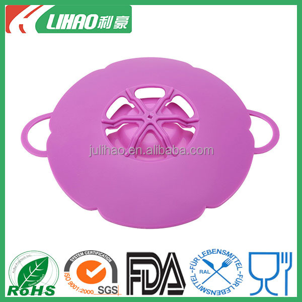 silicone spill stopper lids