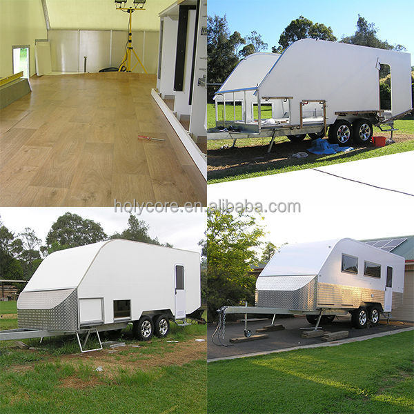 Sandwich Side Panel Fiberglass Caravan Made Of Composite Material