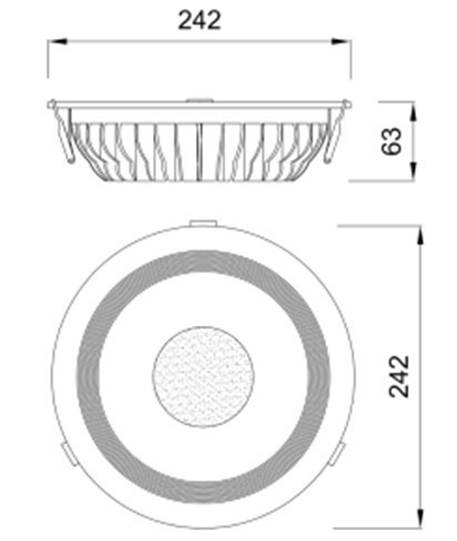 嘉興hongerlaiハイパワーカット穴210mm10インチ20wcobledダウンライト仕入れ・メーカー・工場