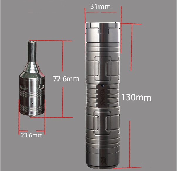 2014 newest designed dry herb vaporizer pen 26650 mod-sparta mod/26650 sparta mod/sparta mechanical mod,variable voltage battery
