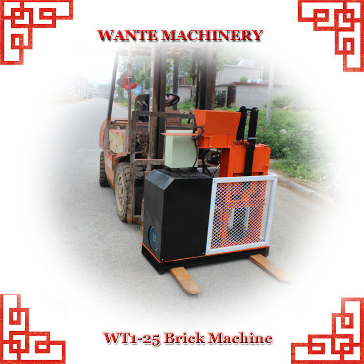 WANTE MACHINERY WT1-25 Chinese big full automatic brick making machine