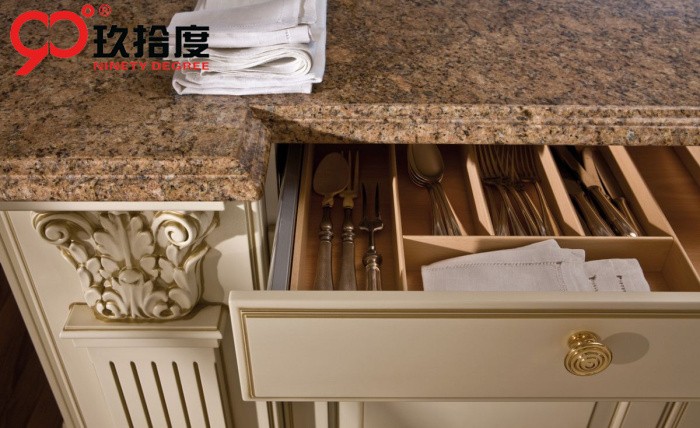 Luxus europäischen stil küchenschrank mit zarten rom spalte und ...
