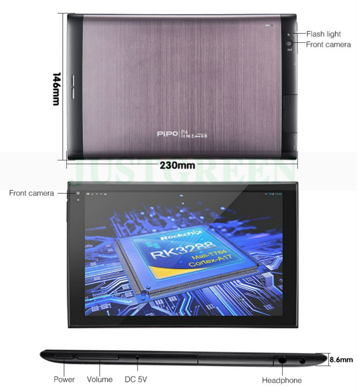 強力なcpu!『 8.9パイポp41920*1200prk3288wifiタブレットアンドロイドhdmiを搭載したクアッドコア1.8ghz/otg/gps/8mpリアカメラ/2gbram/16gb問屋・仕入れ・卸・卸売り
