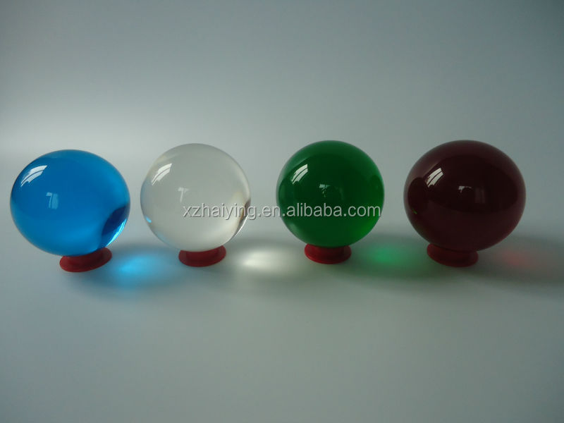 contact juggling ball (clear resin, 76mm)