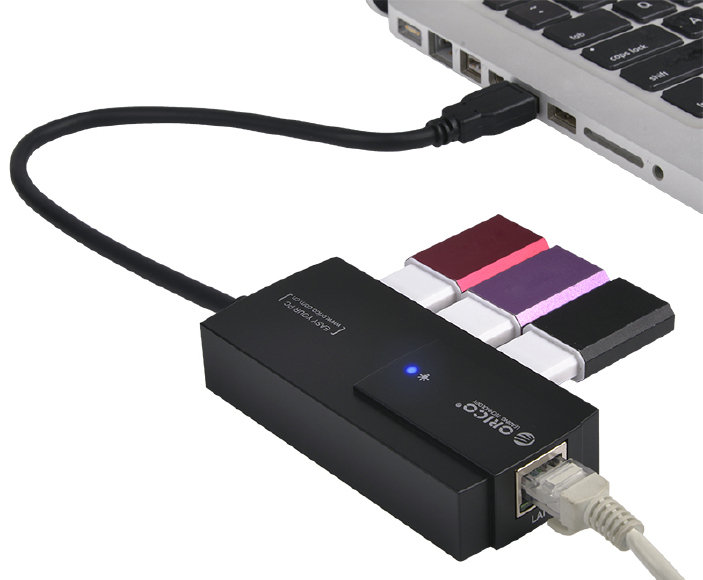 オリコhr02-u33ポートハブ付き1rj4510/100/1000ギガビットイーサネットlanネットワークアダプタを有線問屋・仕入れ・卸・卸売り