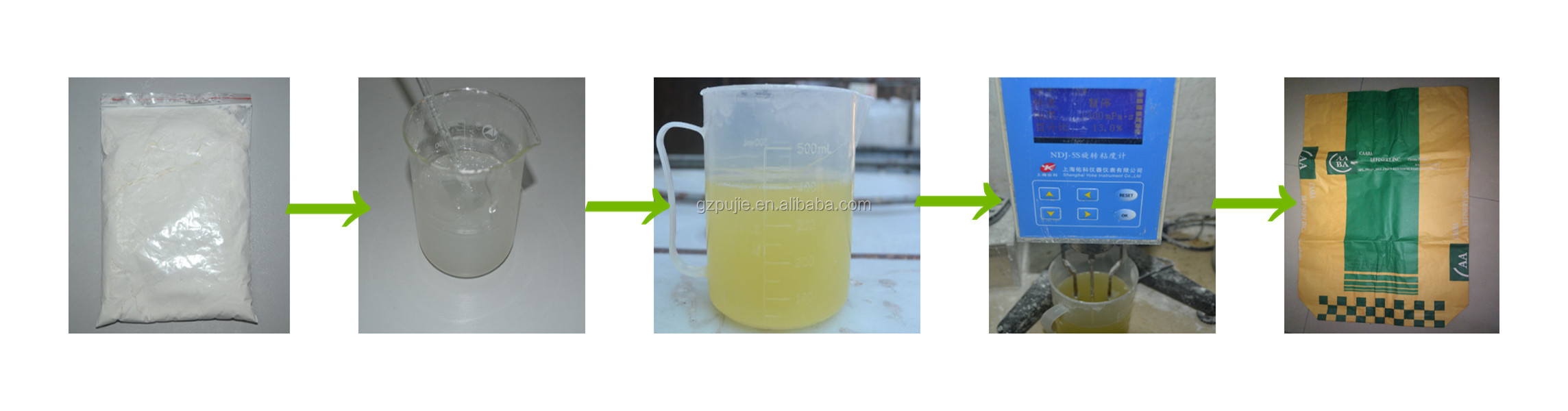 Non foam corn starch paste for Glue Machine as adhesive
