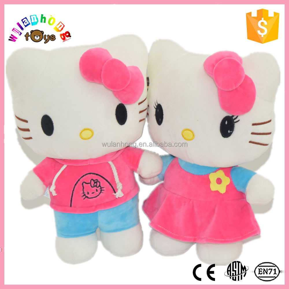 cute plush hello kitty,custom plush animals,plush toys factory