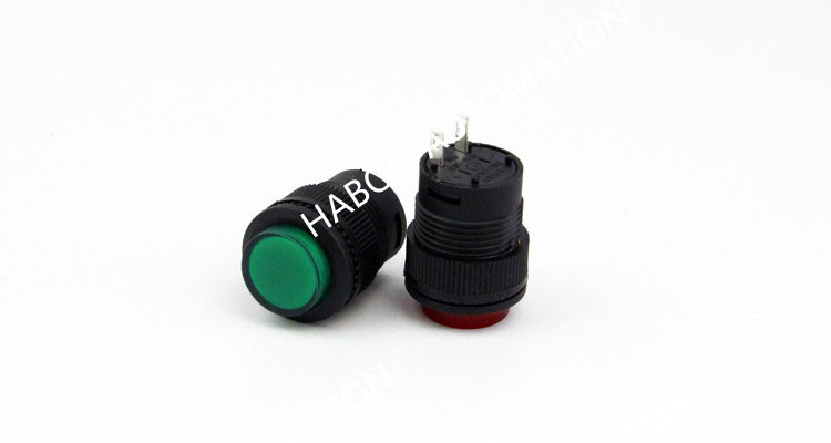 16mm r16-503b sıfırlama mini düğme anahtarı 3a 250V elektrik hiçbir geçiş kilitleme düğmesi