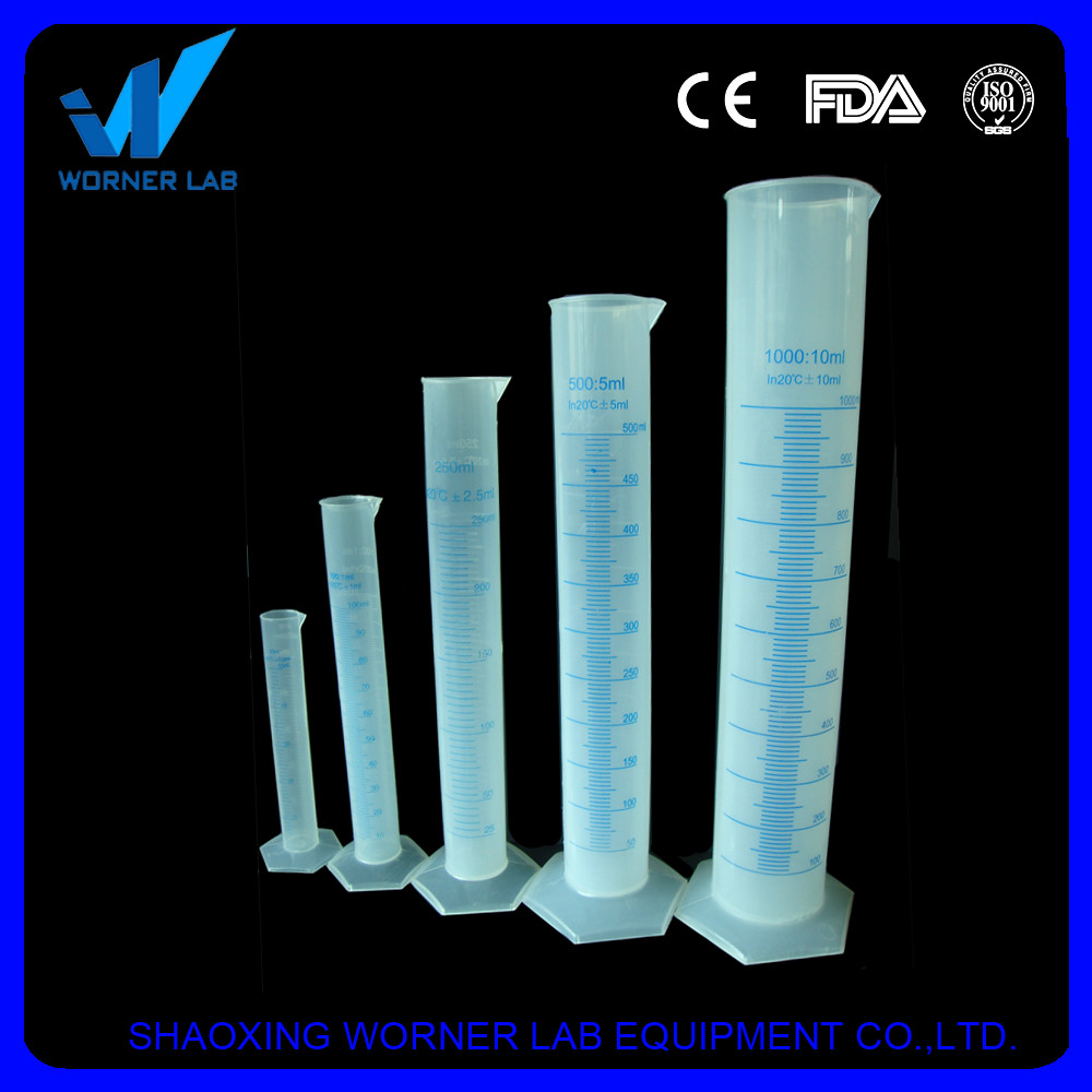 competitive price plastic measuring cylinder from 10ML to 2000 ML