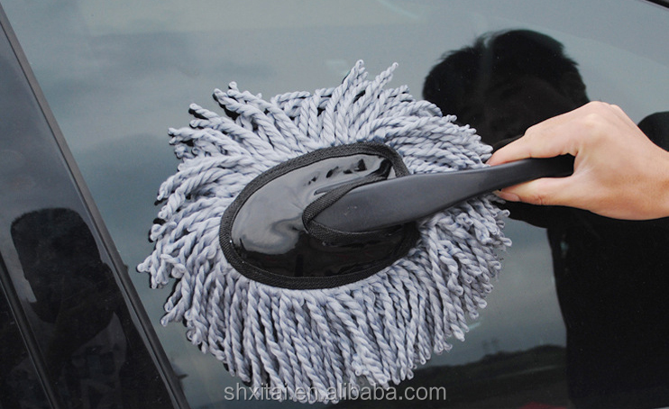 High quality car cleaning kits microfiber car wash brush with long and short handle