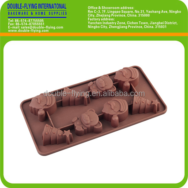 Silicone Christmas Chocolate Mold, Baking Mold, Cake Decorations