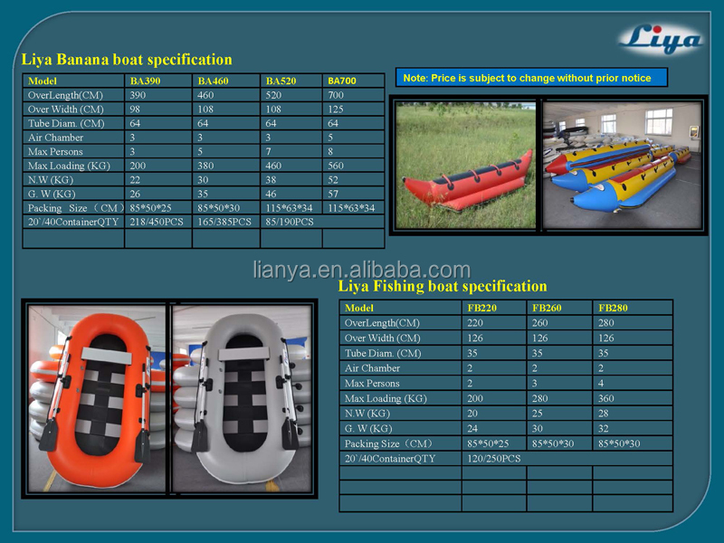 Liya2-8.3mインフレータブルゴムビニールゴムモーター付きボートモーターインフレータブルボート用販売仕入れ・メーカー・工場