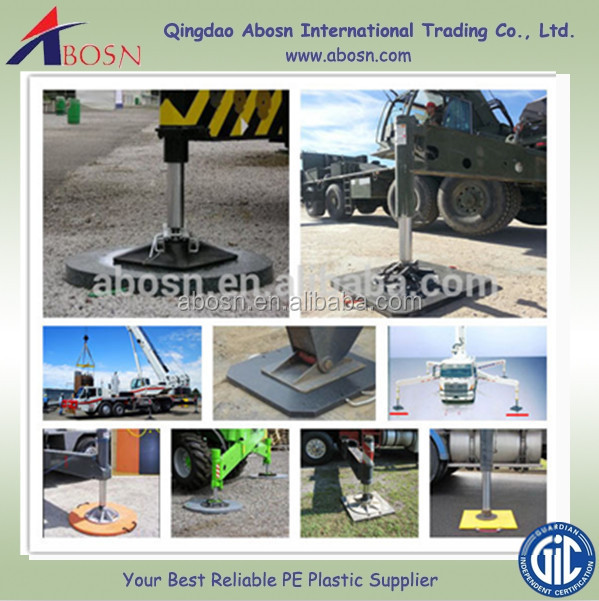 Uhmw/hdpe Outrigger Pads,Crane Stabilizer Support Pad,Anti Slipper Pehd