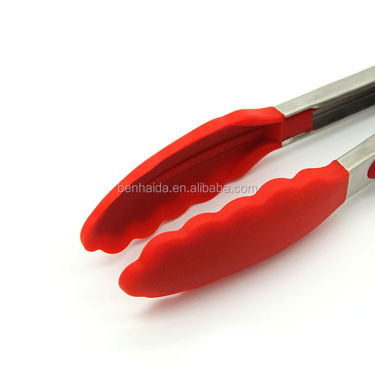 Stainless Steel Tongs Kitchen Silicone  Kitchen Tongs Silicone Tips - Silicone  Tongs - Aliexpress