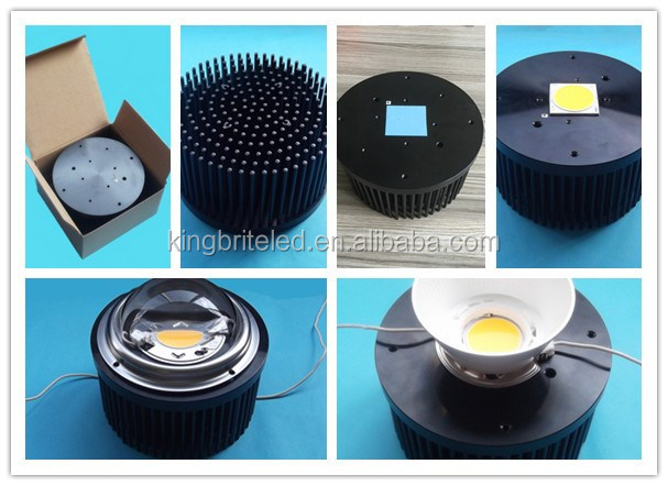 Diameter 180mm cxb3590 led 95 - 105W pin fin heat sink