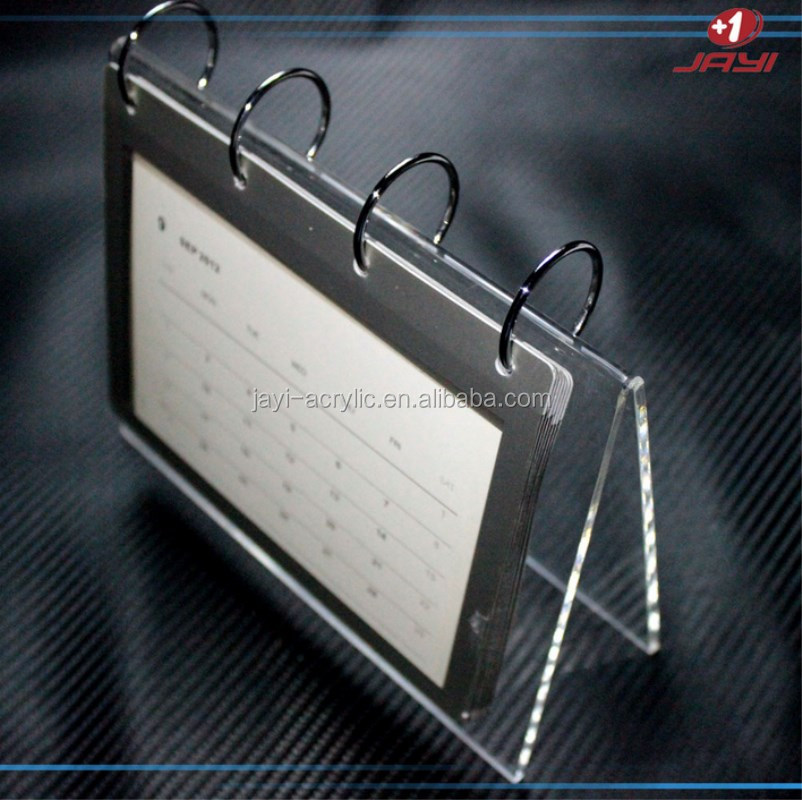 White Acrylic Calendar Display Rack,Acrylic Calendar Display Rack