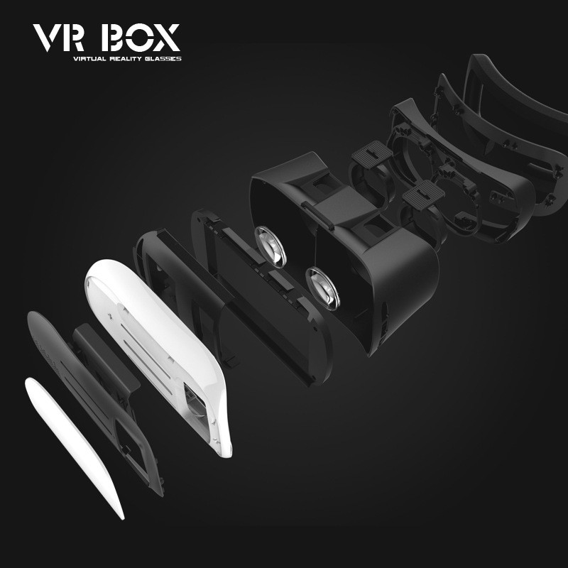 ''Google段ボール vr ボックス 3d ビデオ メガネ + ゲームパッドコントローラ 3d vr ボックス仮想メガネ仕入れ・メーカー・工場