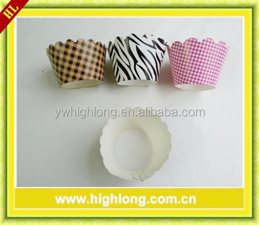 different colour Stripe Cupcake decoration cupcake Wrappers