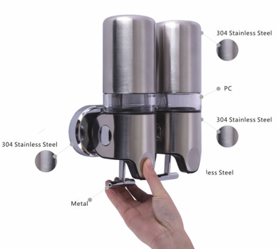 ホテルのモダンなバスルームの家具ステンレス鋼の石鹸ディスペンサー仕入れ・メーカー・工場