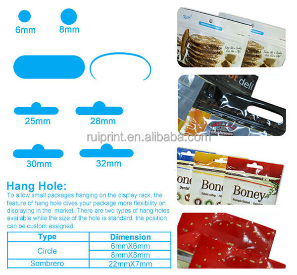 custom hight quality mini ziplock bag