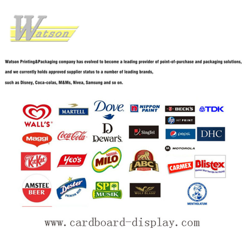 Pretty Chocolate Corrugated Paper Counter Bar Display Box
