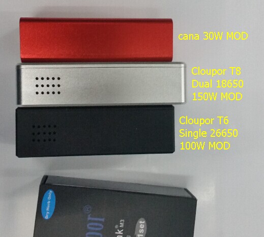 Cool design gi2 100 watt mod with wholesale price compare with 150watt Cloupor T8