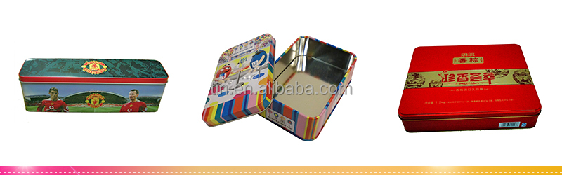 custom rectangular metal tin boxes
