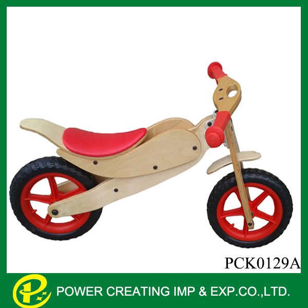 Good Wooden Toys Stock and Hot Sale Baby Bicycle Wooden Balance Bike