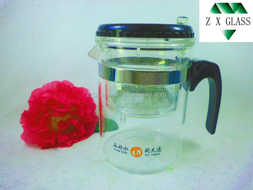 brosilicate glass elegant teapot /glass teapot /glass tea maker