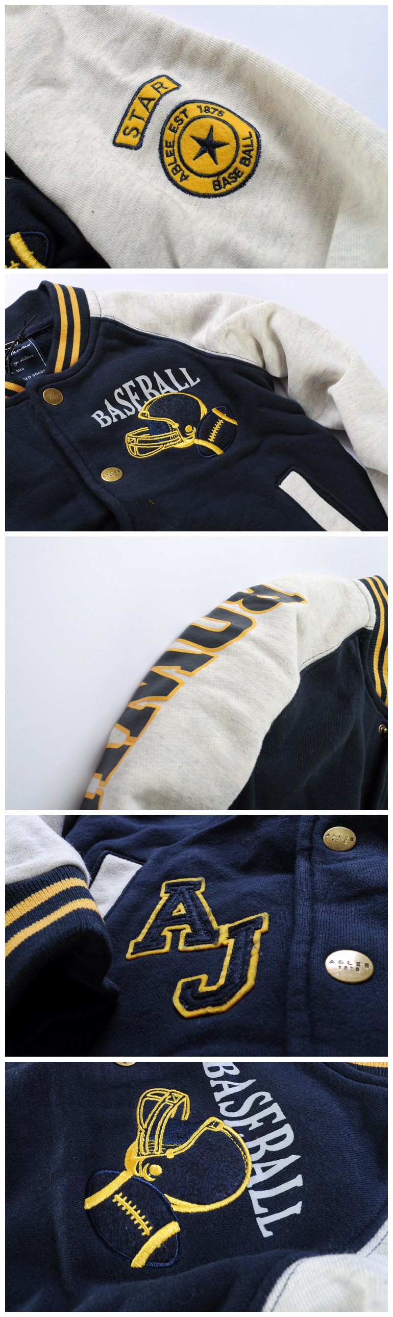 新しい到着の子供の学校の野球のジャケットのデザインコート野球ユニフォーム仕入れ・メーカー・工場