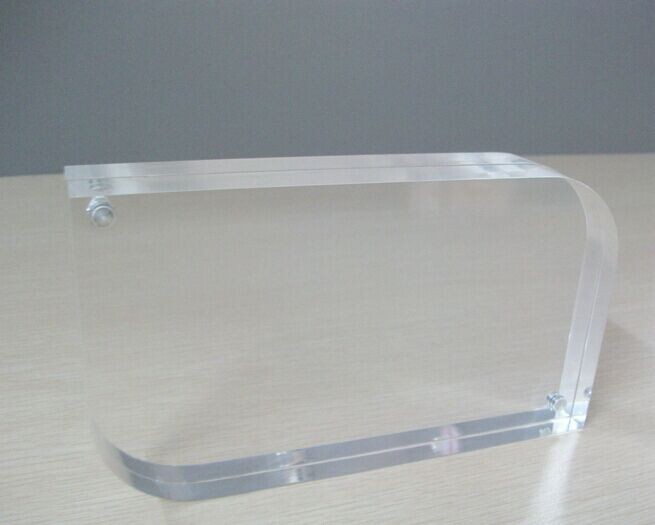 Custom size clear acrylic picture photo frame