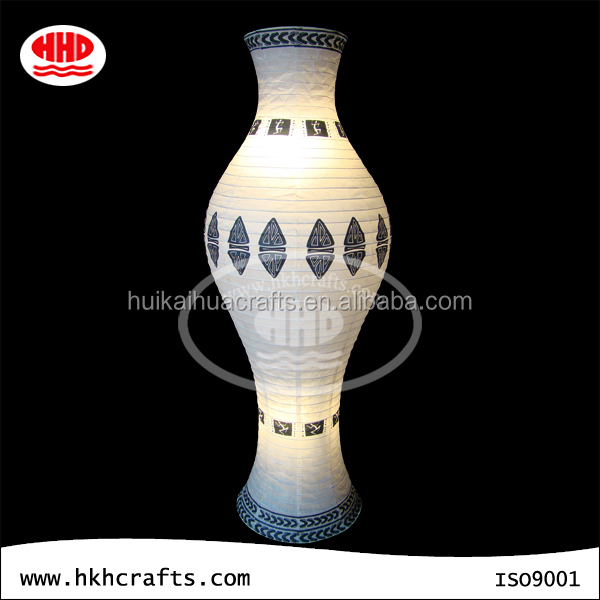 Chinses style handmade paper standard lamp