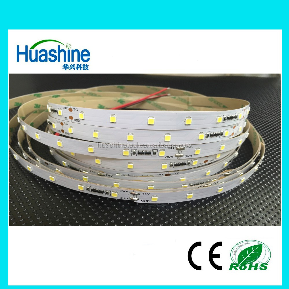 高ルーメン24lmあたりledチップ12ボルト/24ボルト120 led/m 2835シーケンシャルledストリップマイクロledストリップledストリップ仕入れ・メーカー・工場