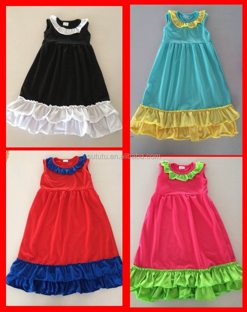 simple gown design for kids