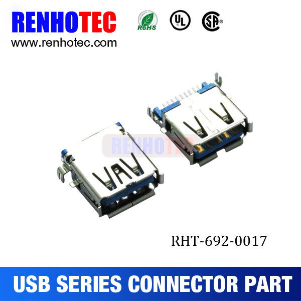 ROHS UL F Female PCB Crimp Cable RF Electrical Connectors