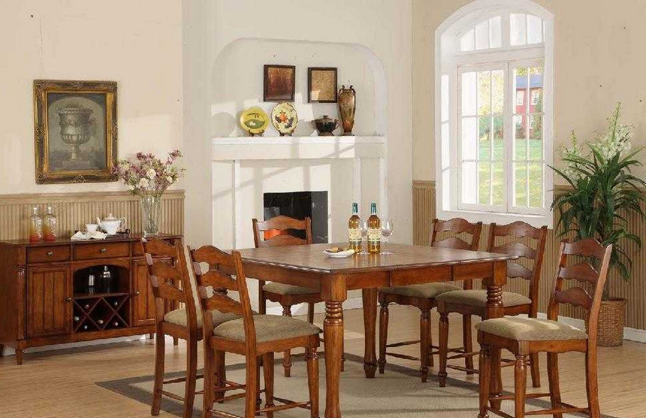 101101 moderno juego de muebles de comedor/abedul madera mesa de ...