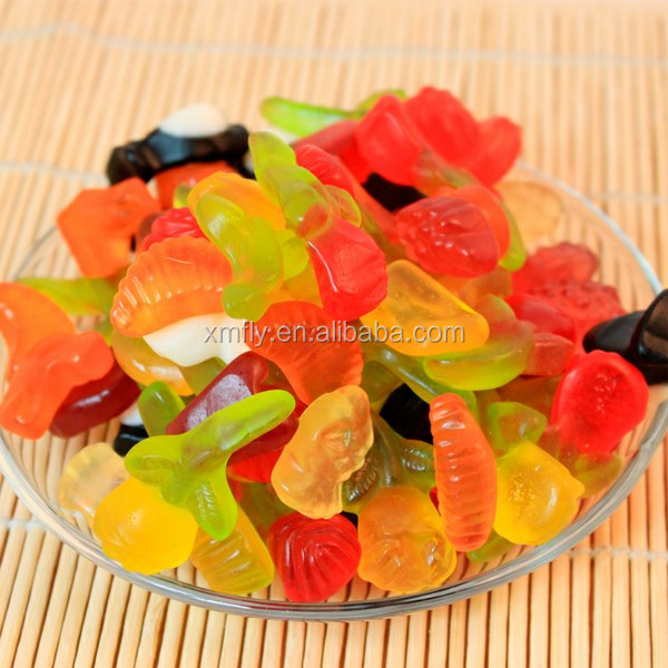 Sugar Coated Fruit Shape Gummy Candy Jelly Soft Candy products,China