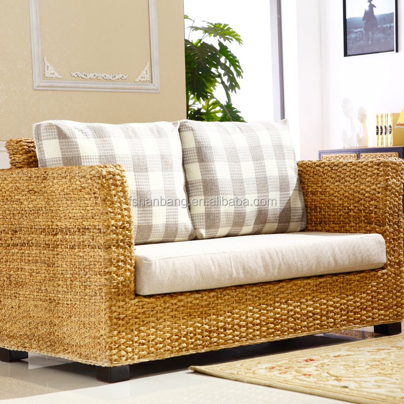 Indoor Sunroom Natural Rattan Seagrass Wicker Conservatory Furniture European Living Room Sets Alibaba