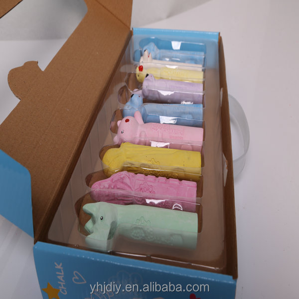 新しい2014年製品の学校と教育用品diyの動物の色のチョーク問屋・仕入れ・卸・卸売り