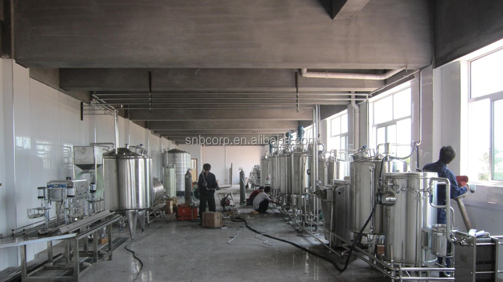 1000L/day uht milk processing plant