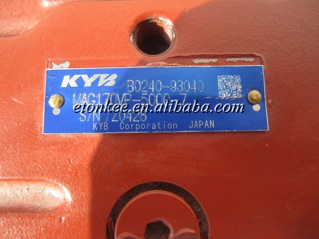 KYB MAG170VP-5000-7 for KATO HD1430-3 travel motor unit 619-77000001