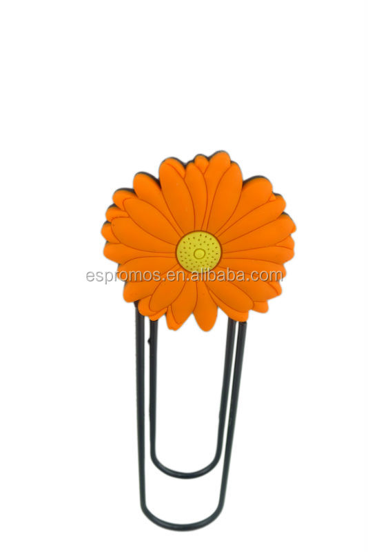 カスタマイズされたゴム製の花の形をしたペーパークリップ問屋・仕入れ・卸・卸売り