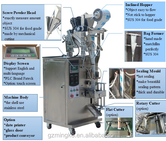 MK-60FB Automatic Packing Machine for cocoa powder, baby milk powder, full cream milk powder ,protein powder