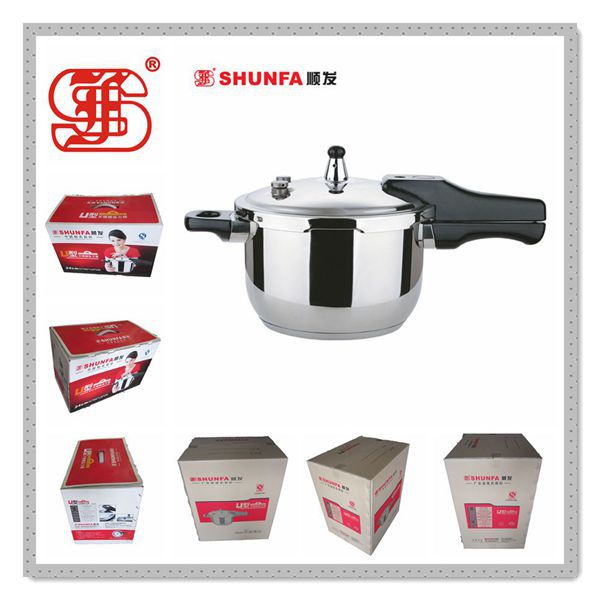 Shunfau- 形状三枚重ねのステンレス鋼3.0lsfylg18ux新しいハンドル付き圧力鍋問屋・仕入れ・卸・卸売り