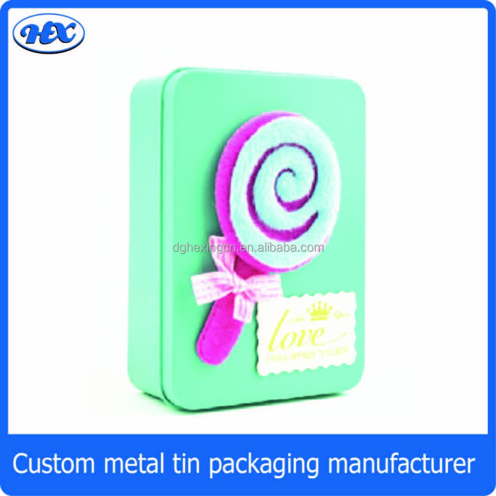 custom new design gift box wedding candy boxes tin candy box