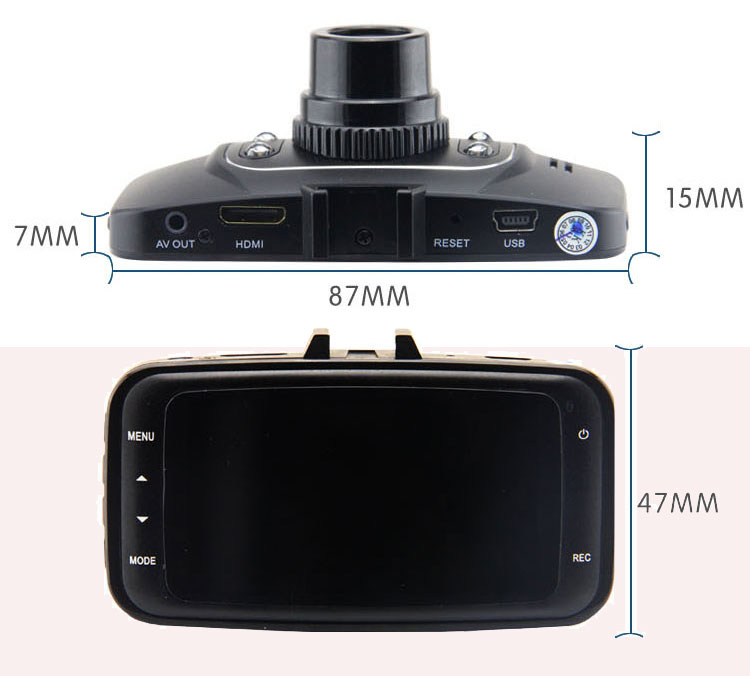 2.7inch 140 Degree 1080P GS8000L Car Camera 3.jpg