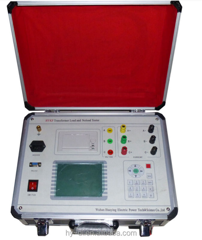No-load transformer capacity loading and comprehensive analysis tester